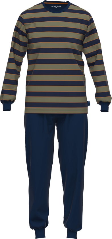 TOM TAILOR Pure Cotton - Heren Pyjamaset - Blauw - Maat 2XL