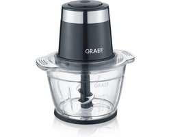 Graef CH 502 - Hakmolen 500W + mengbeker 1l - zwart