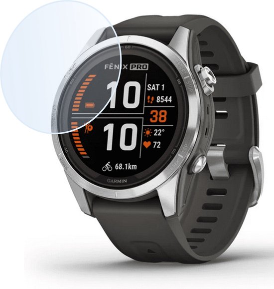 Screenprotector - 3 Stuks - Geschikt voor Garmin Fenix 7S Pro - Sterk & Shockproof - Tempered Glass - Gehard Glas - Beschermglas Screen Cover - Bescherm Protector voor Smartwatch