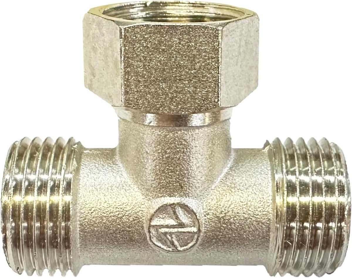 T-stuk 1/2" 3-Weg Slangconnector voor Waterleidingen - Verbeterde Aansluiting en Koppeling voor Tuin en Irrigatie