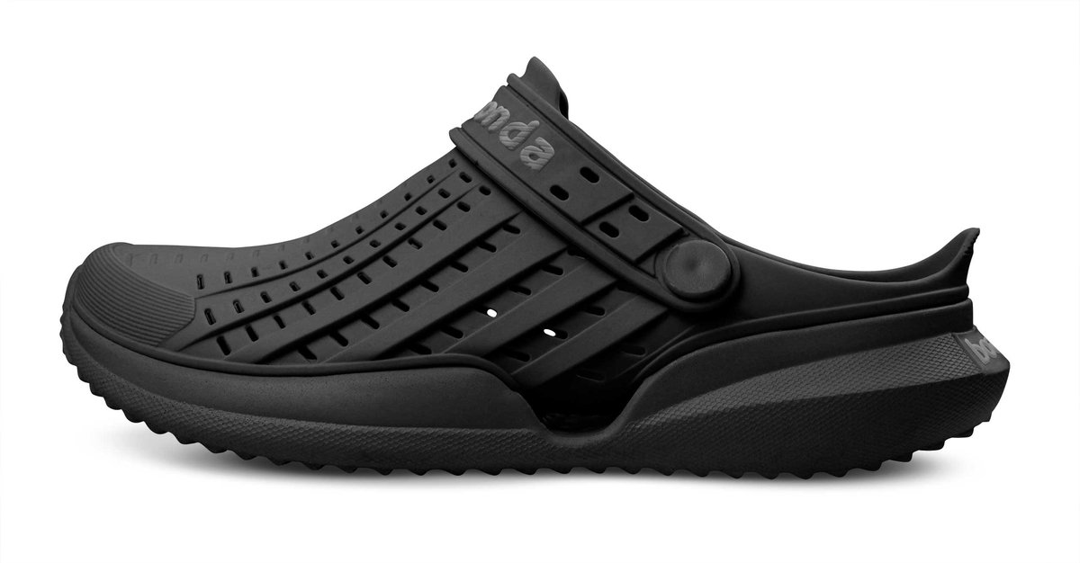 Slippers - Boaonda - Flow Clog Heren – Lichtgewicht All-Terrain Slipper met MUV PU-Zool, Confortech TR, Waterafvoer, Anatomisch Voetbed & Sneldrogend Design – Zwart - 41