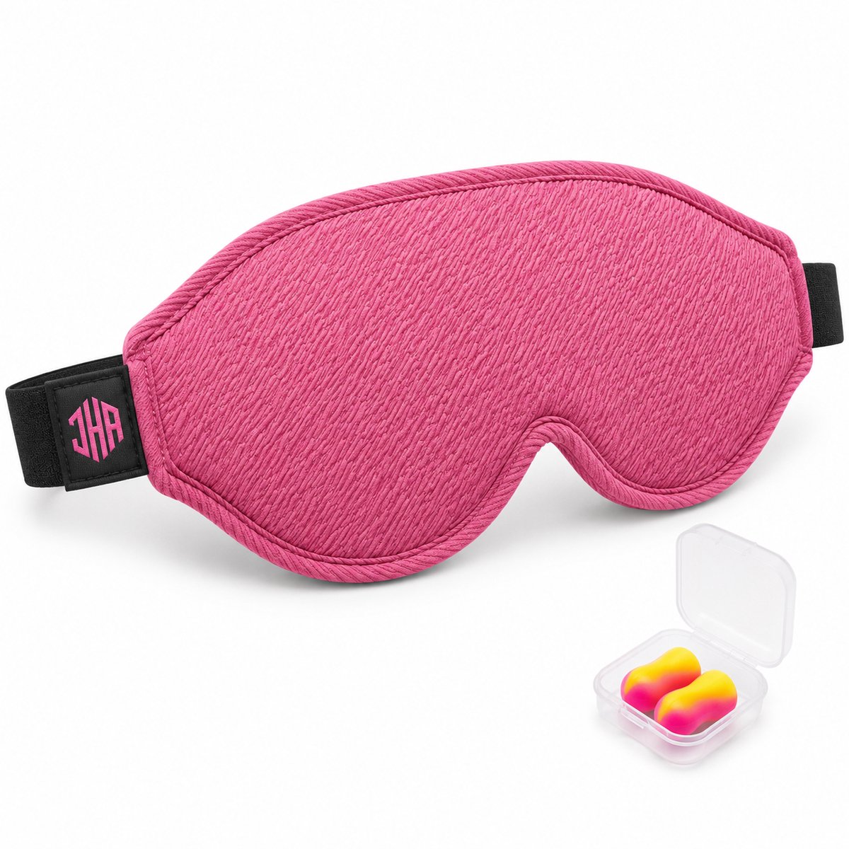 3D Slaapmasker - Lichtblokkerend Oogmasker voor Slapen & Reizen - Comfortabel Memory Foam - Verstelbare Band - rose