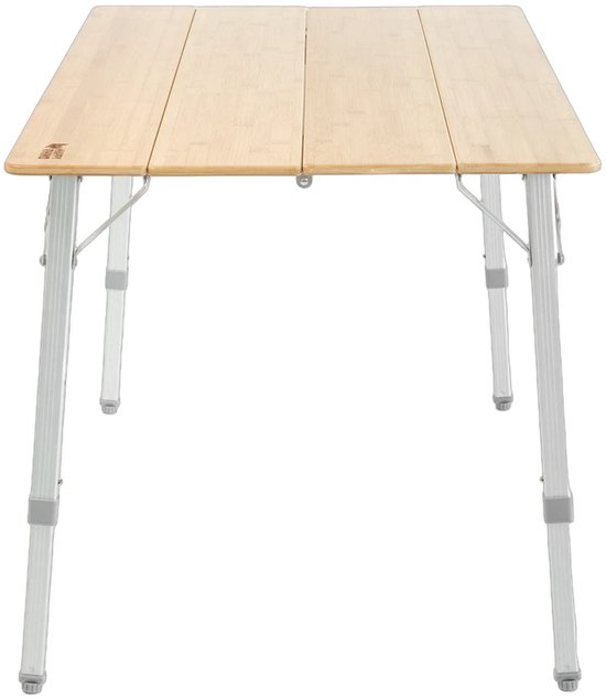 Happy Rhino - Campingtafel Bamboe Wilpattu Inklapbaar - Eettafels - Hout - 100 x 65 van Happy Rhino — afbeelding 5