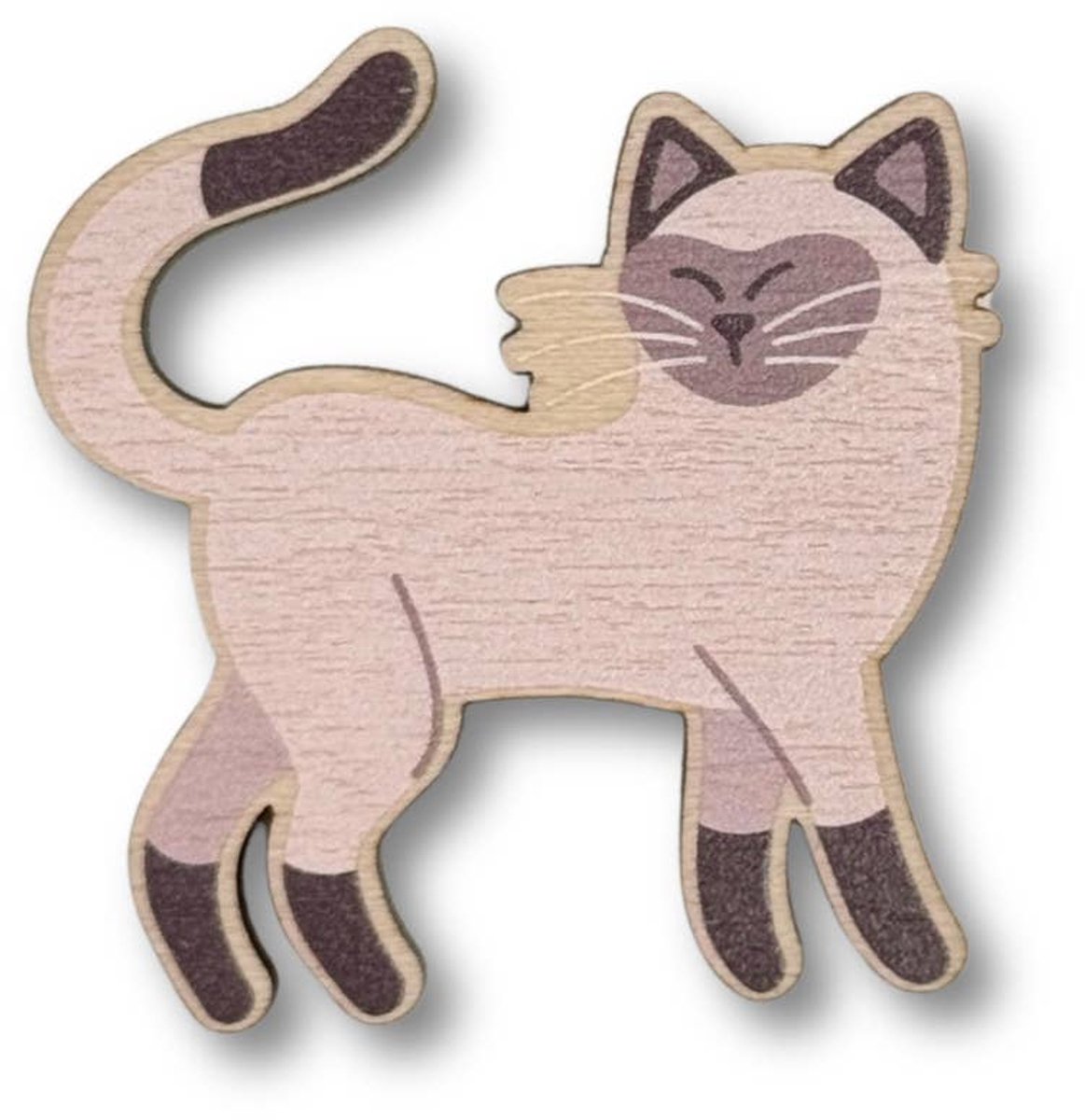 Naaldenhouder - Cat Needle Minder - Siamese - The Crafty Kit Company