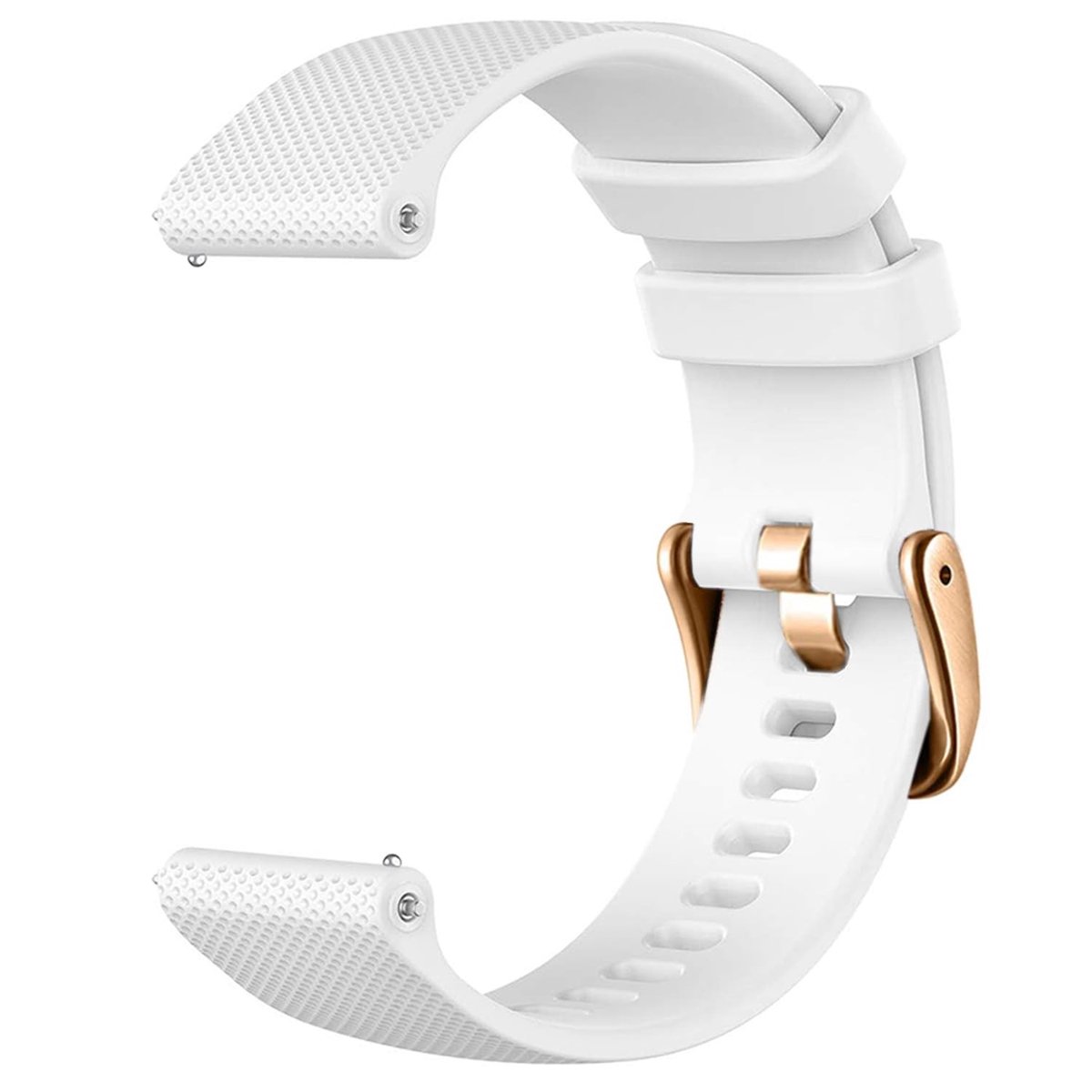 Dailygoods - Zachte Siliconen Vervangende Horlogeband - Compatibel met Diverse Horloges