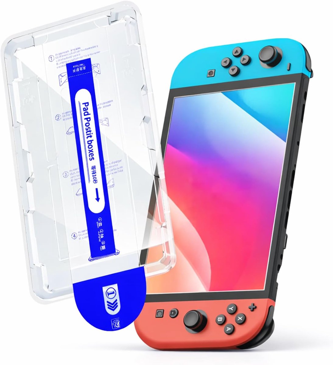 Screenprotector gehard glas Switch 2 - 9H hardheid - krasbestendig - eenvoudige installatie - ShopVlot