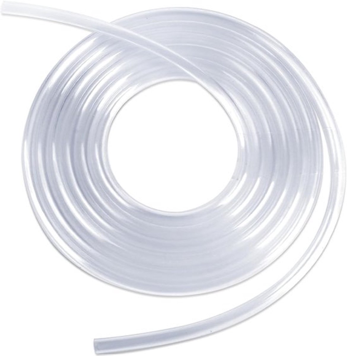 Siliconen Slang Voedselveilig - Flexibele Afvoerslang - Transparante Rubber Slang - 4 mm Binnendiameter - 6 mm Buitendiameter - Duurzaam en UV-bestendig