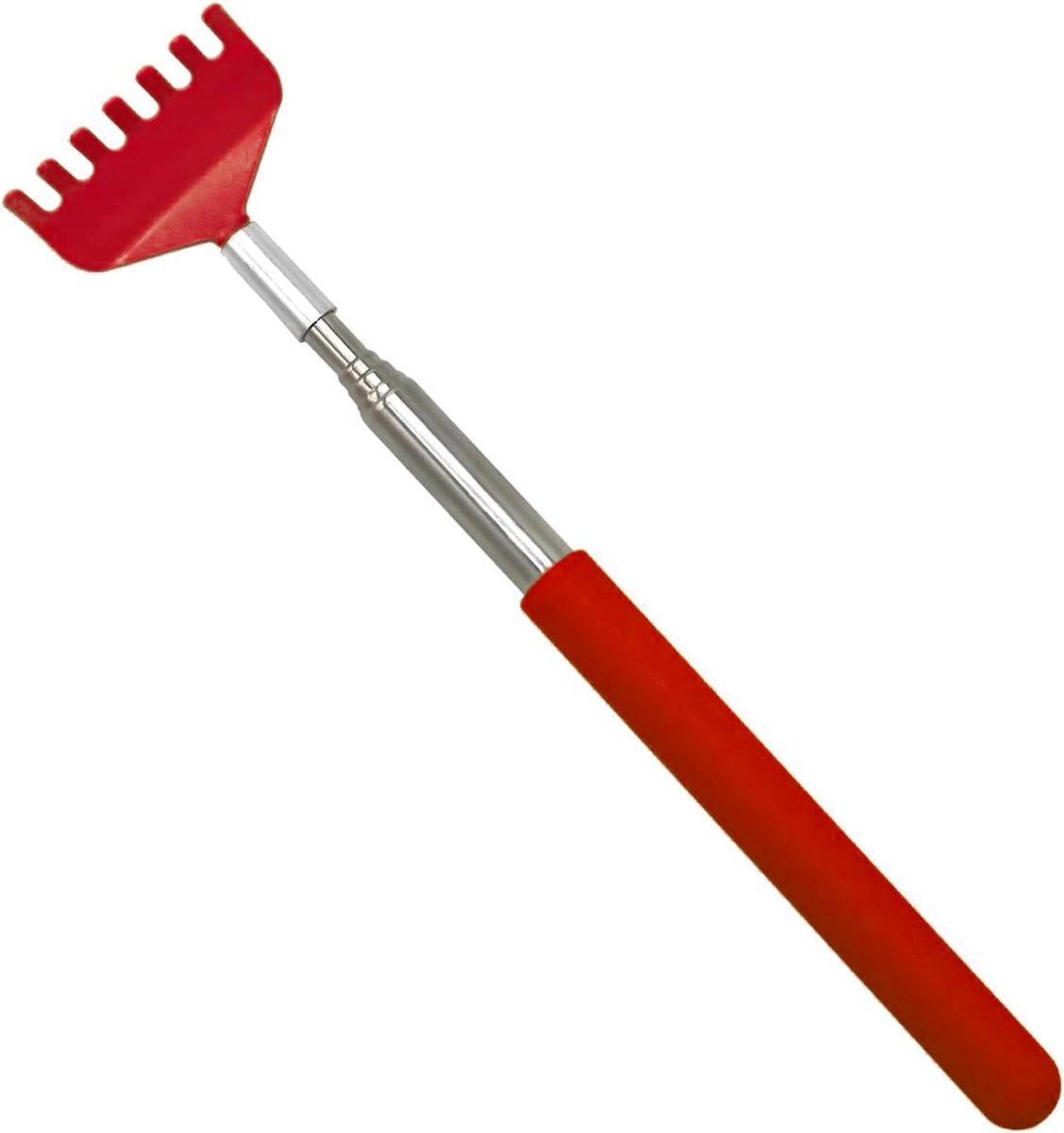 Rugkrabber telescopisch 19-67 cm - roestvrij staal - draagbaar - verlichting van je jeuk - ShopVlot