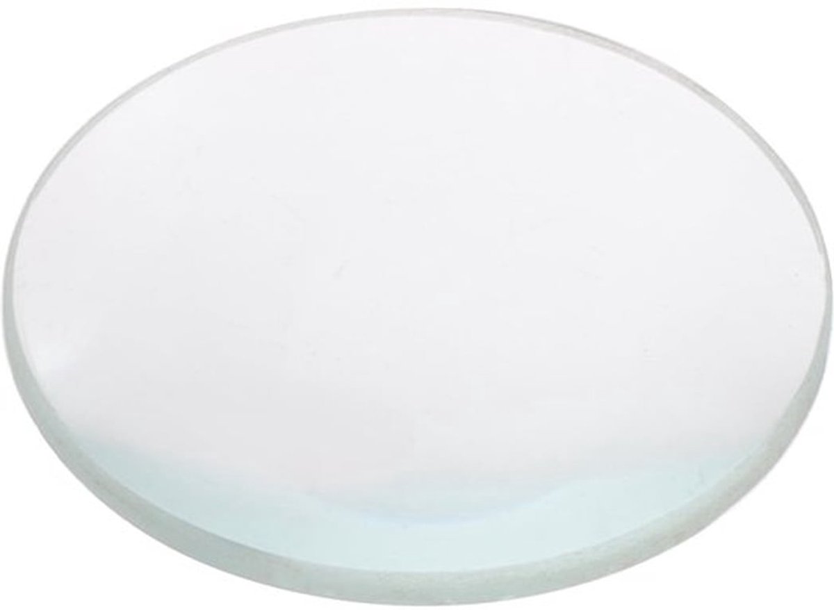 Optische Lens - Dubbele Convexe Lens - Diameter 30 mm - Brandpuntsafstand 50 mm - Voor Laboratoria - 1 Stuk