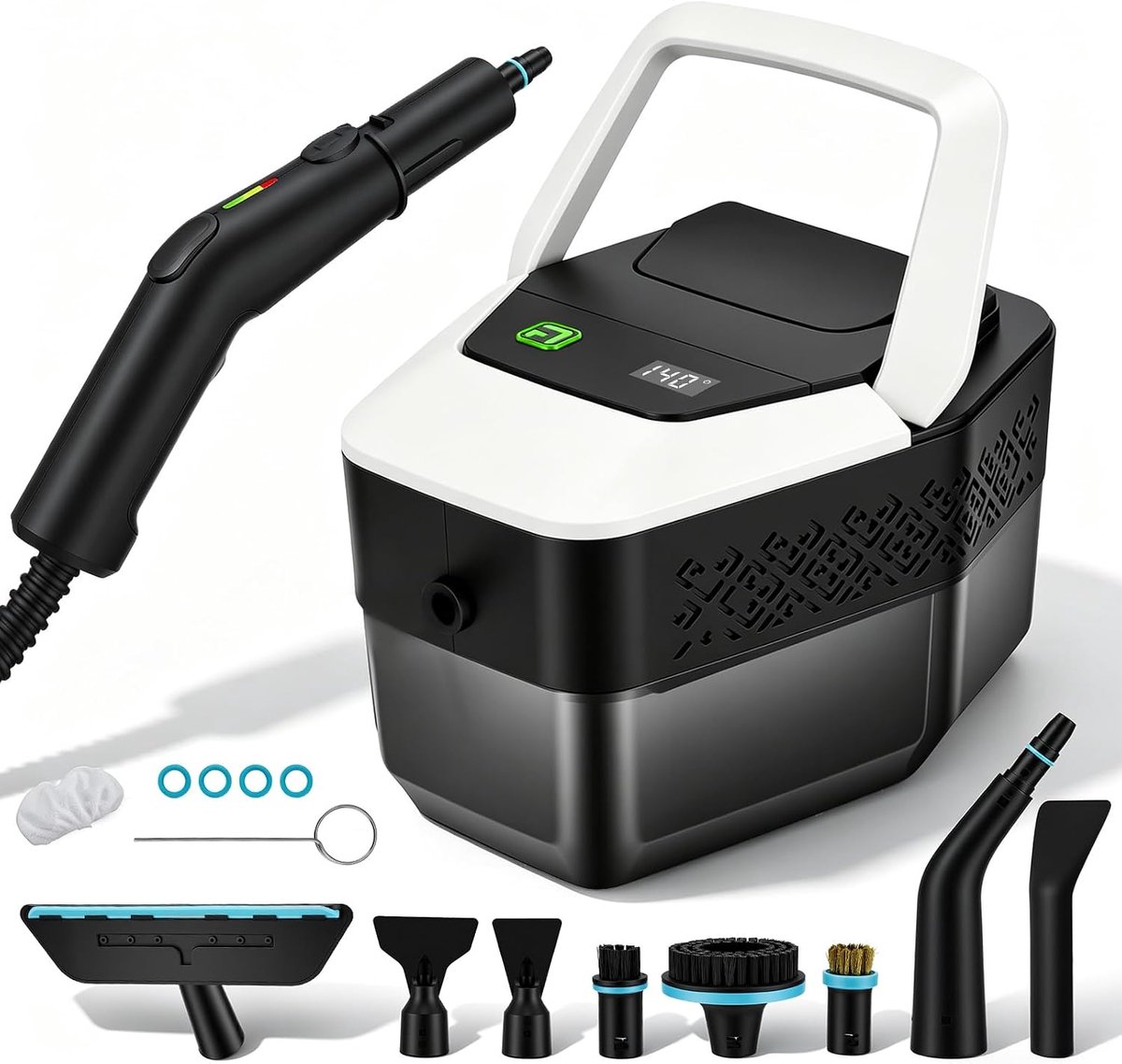 Stoomreiniger 2500 W - Draagbare stoomreiniger - 1800 ml - Hoge druk voor moeiteloze reiniging - ShopVlot