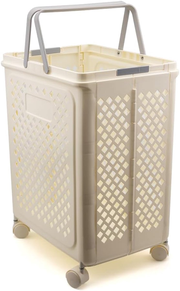 Foldable Laundry Basket, Removable Laundry Basket, Roll-Up Laundry Basket for Home, Bathroom, Bedroom, Dormitory, 44 x - ShopVlot