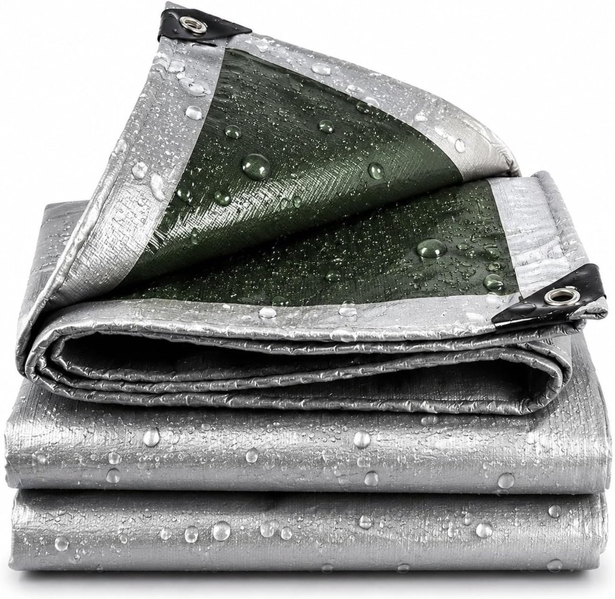 Afdekzeil 3 x 3 m - 180 g/m² - waterdicht PE materiaal - multifunctioneel voor tuinmeubelen - ShopVlot