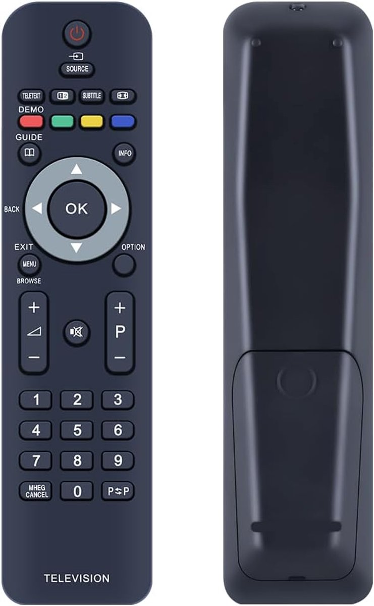 Afstandsbediening RC4705 - Vervangend voor Philips LCD-tv - Geschikt voor meerdere modellen - Eenvoudig in gebruik - ShopVlot