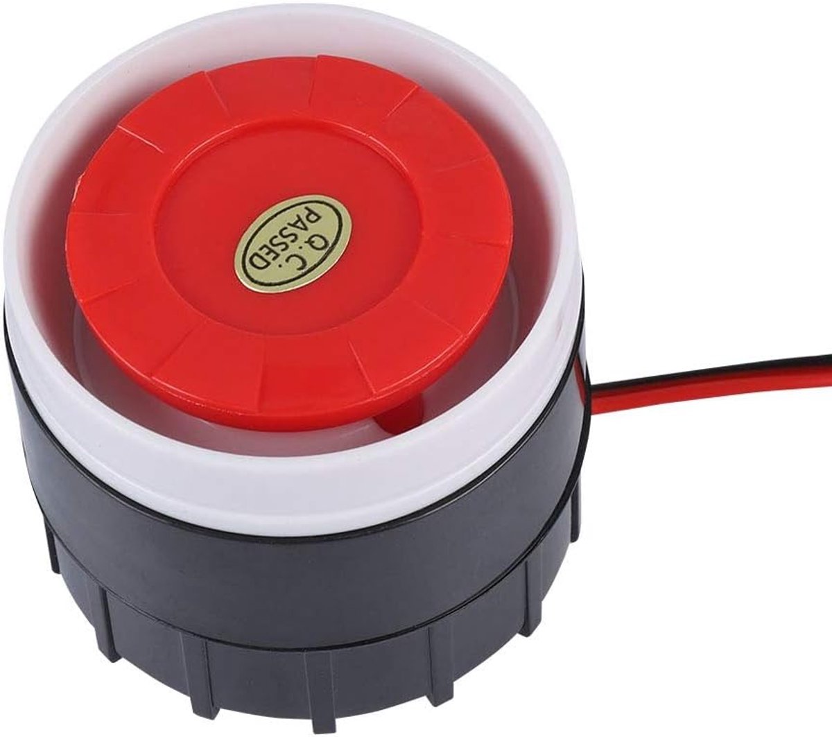 Mini Sirene 120dB - Bedraad 12V - Alarmsysteem voor Thuisbeveiliging - Eenvoudig te installeren - ShopVlot