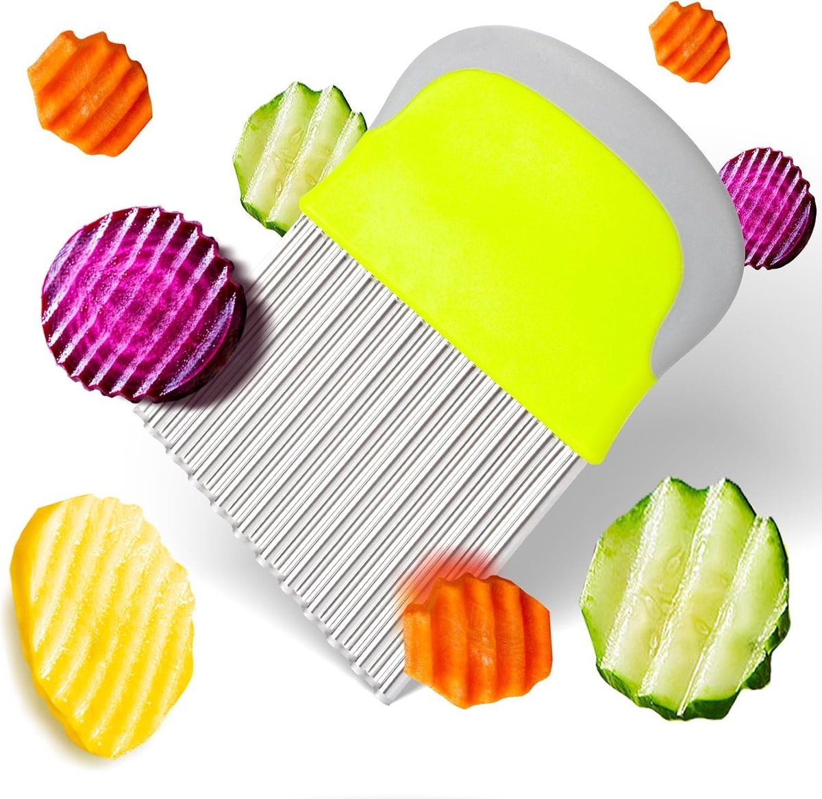 Golfsnijder - RVS - Compact - Ergonomisch Golfmes voor Aardappelen en Groenten