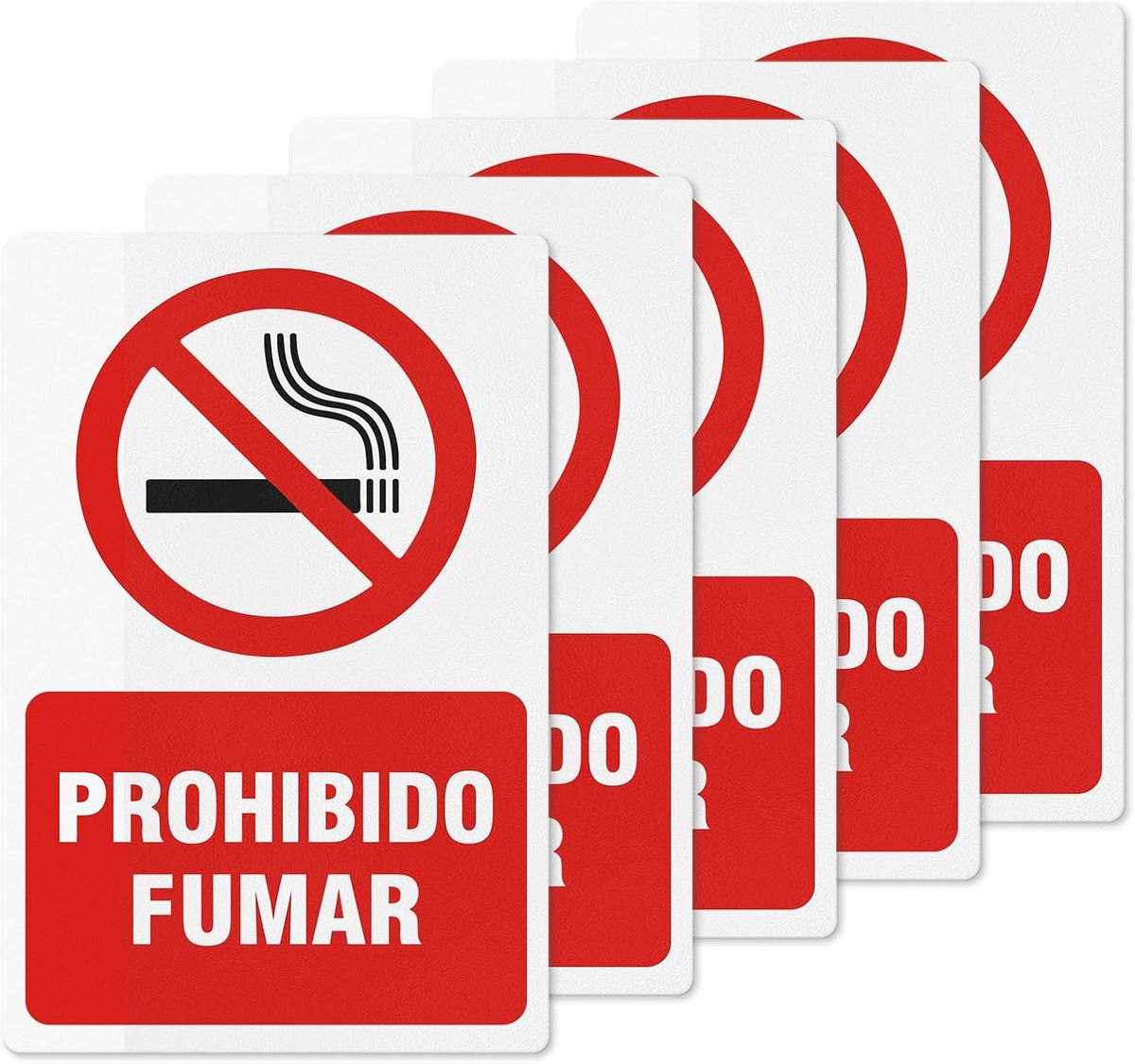 Rookverbod Stickers 20 x 30 cm - Zelfklevend - Waterdicht en UV-bestendig - Geschikt voor openbare ruimtes - ShopVlot