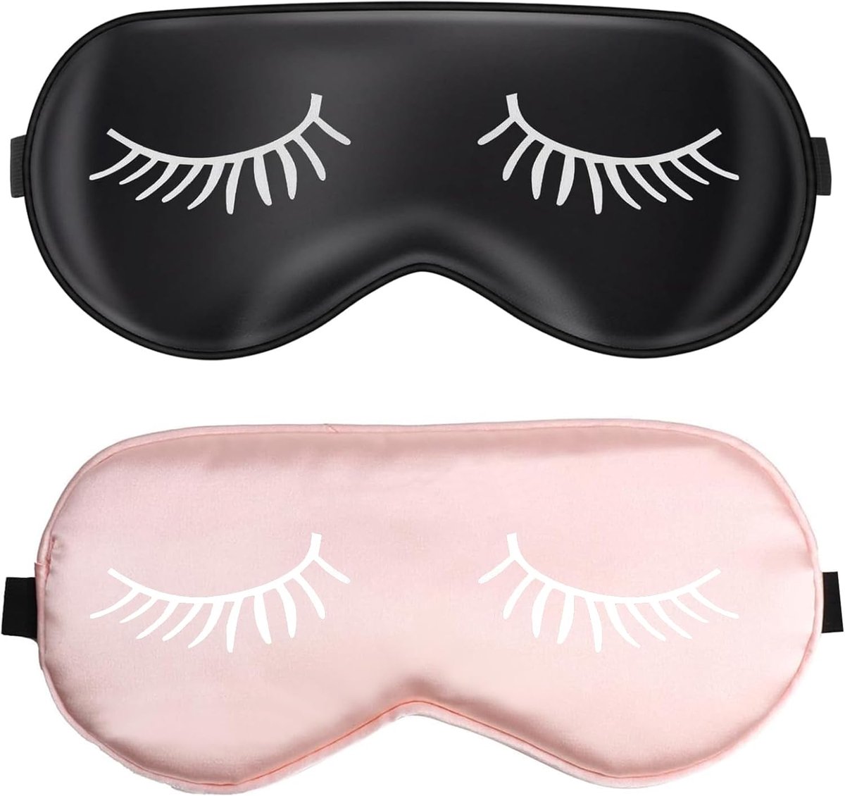 Slaapmasker set van 2 - zacht oogmasker - zijde - voor comfortabel slapen - ShopVlot