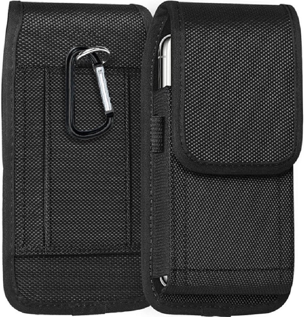 Mobiel toont heuptas - nylon - voor Doogee S35/S35 Pro/X93 - ideaal voor buitenactiviteiten - ShopVlot