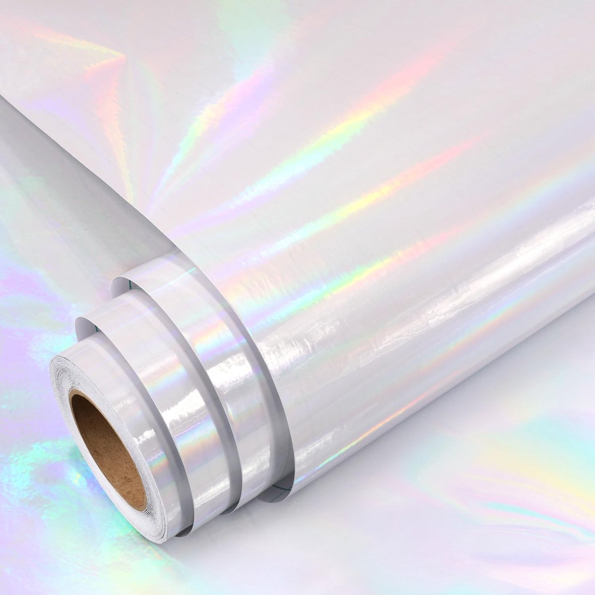 YENHOME Cold Laminating Film Holographic Rainbow Self-Adhesive Wall Decoration 40 x 300 cm - ShopVlot