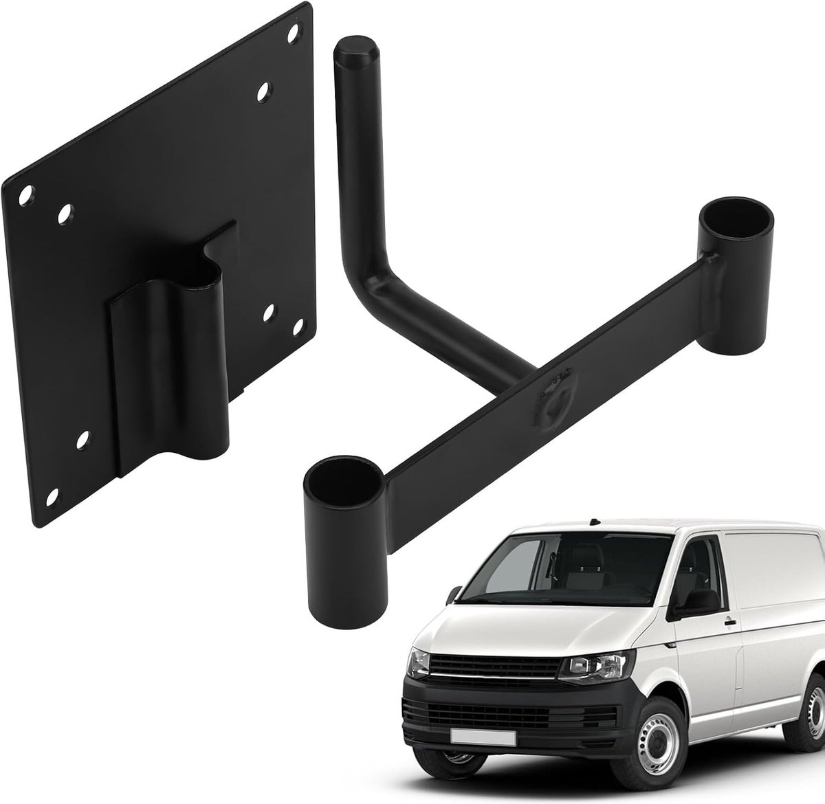 Campervan TV Mount Compatible with VW T5, T5.1, T6, T6.1, Camper, Headrest for VESA 75 mm and 100 mm, Swivel - ShopVlot