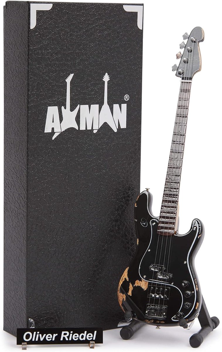 Axman Oliver R "Ollie" Miniature Bass Guitar Replica - Handmade Music Gifts - ShopVlot