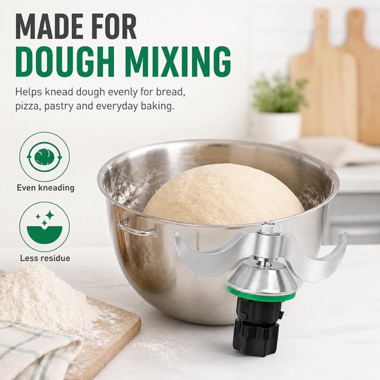 GOOGO Deegmes voor Thermomix TM5/TM6/TM7, Reserveonderdeel, Roestvrijstalen Lemmet en Vervangend Mengmes voor - ShopVlot — afbeelding 3