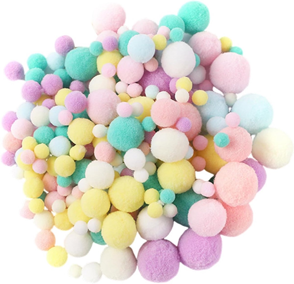 HDGSAFD 370 colourful soft balls, handmade materials, party decorations, handmade soft balls. - ShopVlot