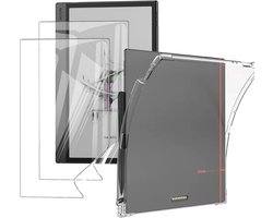 KUSINHOKA Case for Onyx BOOX Note Air 5C + (2 Pack) Flexible Protective Film, (Shockproof) (Anti-Scratch) Soft - ShopVlot