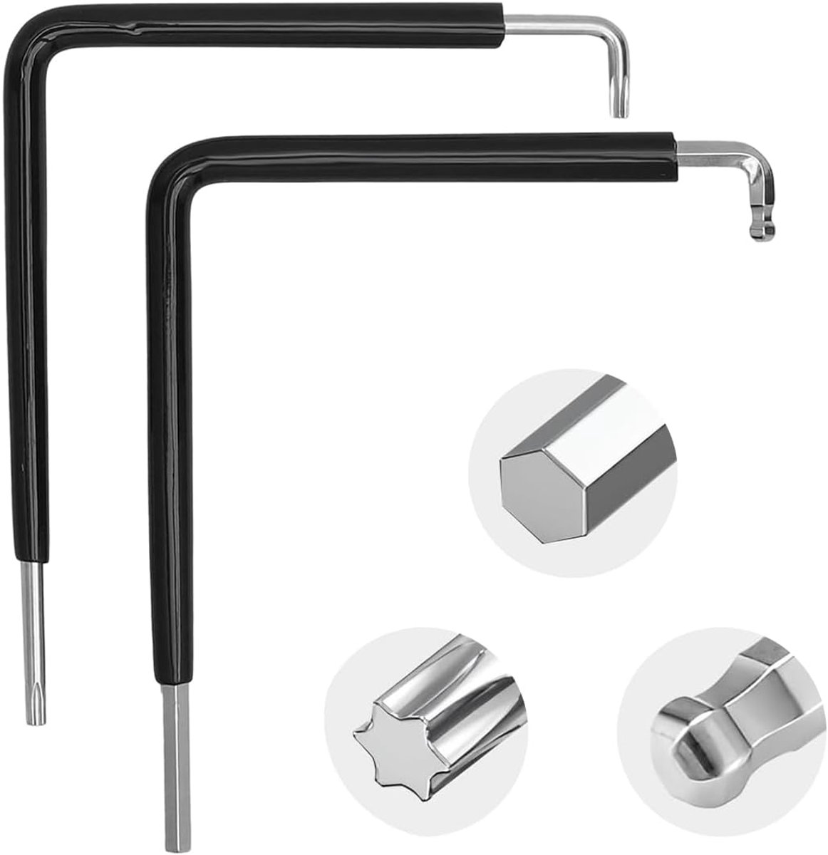 2pcs Window Mounting Tools, Window Setting Tools with Shrink Film, Torx 15 Hexagon 4mm and 4mm Ball Head Adjuster - ShopVlot