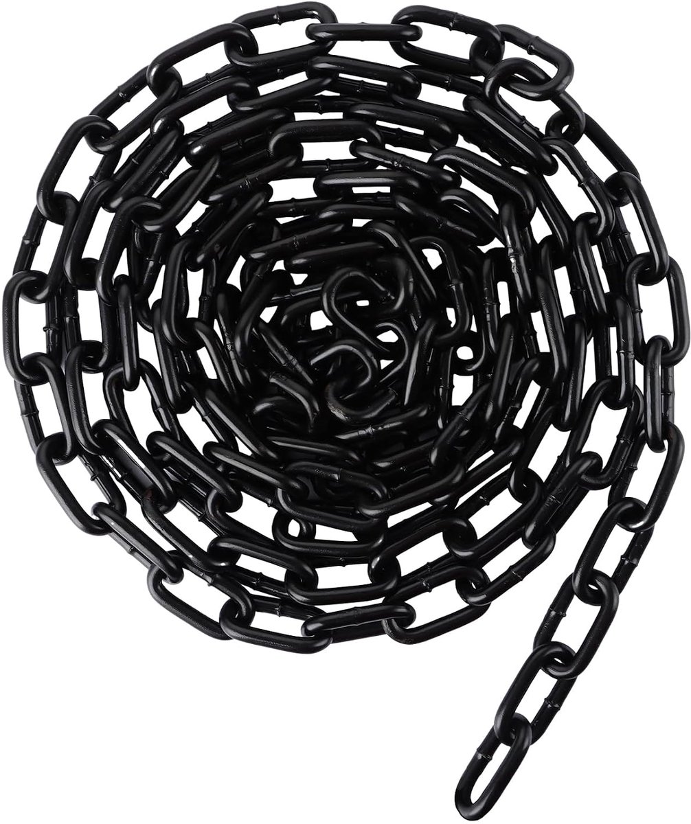 Steel Chain, Sold by the Metre, 8 mm x 4 m Link Chain, Sold by the Metre, Carbon Steel Chain, Metal Chain for Dog - ShopVlot
