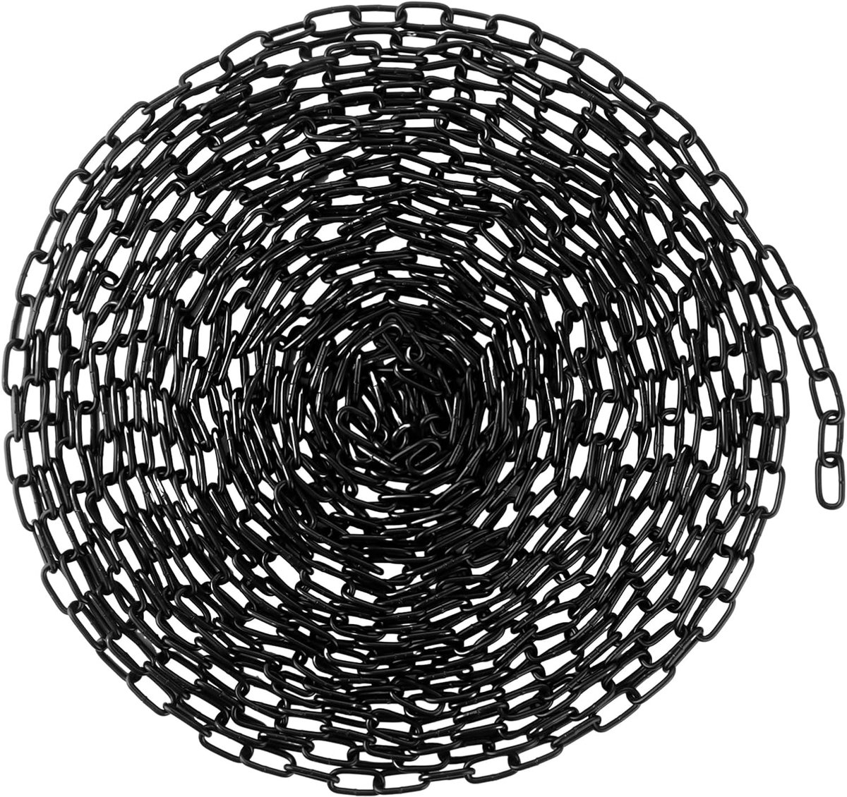 12m Chain Black 3mm Steel Chain Sold by the Metre, Carbon Steel Chain Black Chain for Hanging Fences, Dog Feeder - ShopVlot