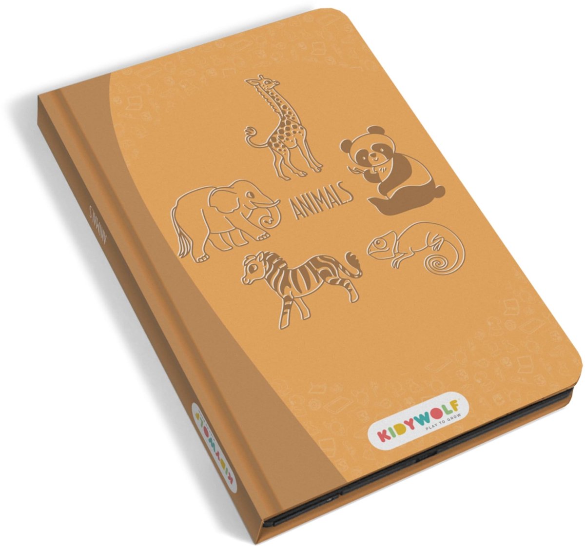 KIDYWOLF - KIDYDRAW MINI Dieren - LCD Tekentablet 8,2" - Magisch Tekenbord met 30 Sjablonen - ShopVlot