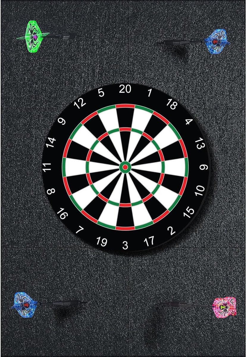 Dartbord Wandbeschermer van Vilt, Zelfklevende Wandbescherming voor Dartborden, Ideaal voor Thuisgebruik en Spelkamers