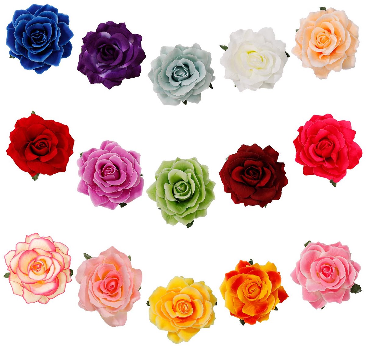 Haarspeld Rozen Bloem - 15 Kleuren Haaraccessoires - Elegant Ontwerp - Perfect voor Bruiloft of Feest - ShopVlot