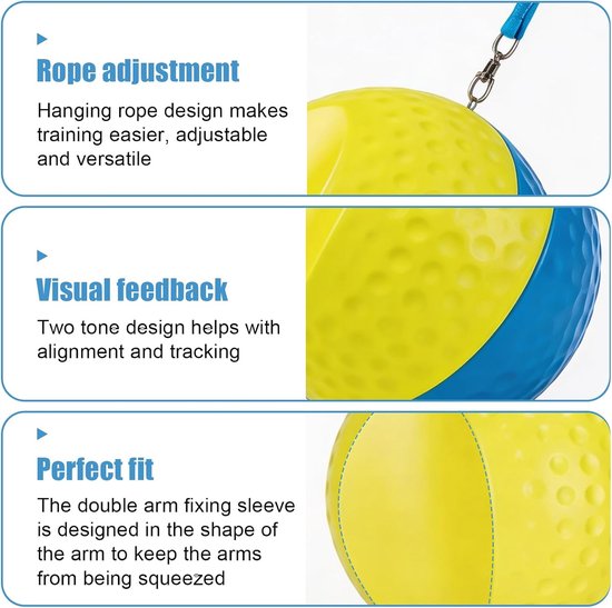 Golf swing trainer - grote maat - PU materiaal - verbeter je swinghouding - ShopVlot van GOLF — afbeelding 3