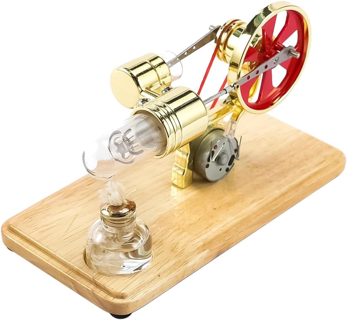 Mini Stirling motor generator - Educatief model - Laag geluidsniveau - Fysieke experimenten - ShopVlot