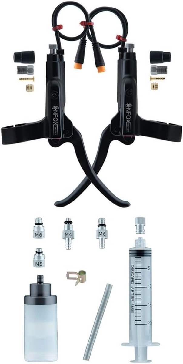 E-bike remhendel 3 pin - hydraulische rem - aluminium legering - eenvoudig zelf te installeren - ShopVlot