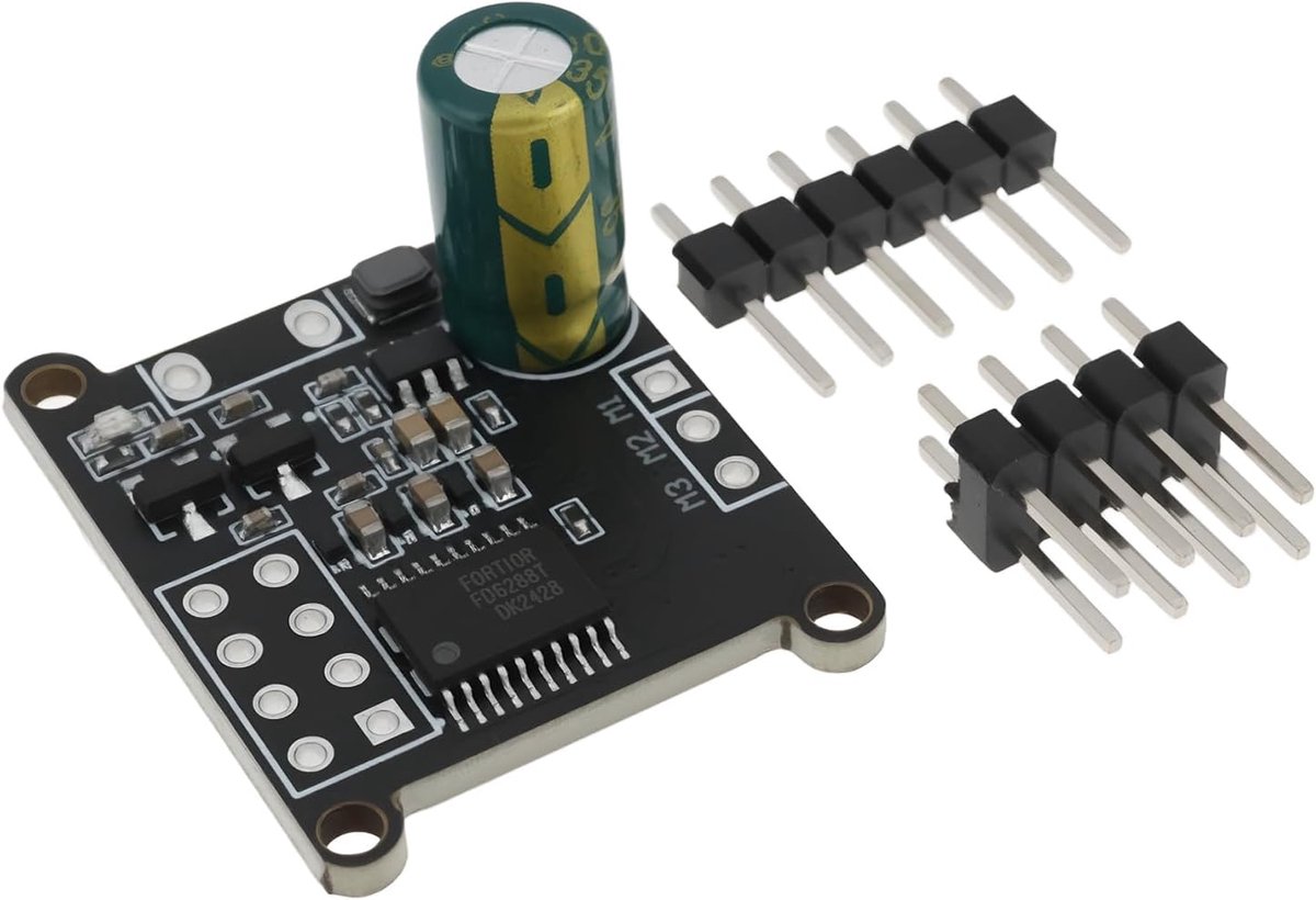 DC Brushless Motor Control Board - 10-24V - SVPWM Controle - Compact voor DIY projecten - ShopVlot