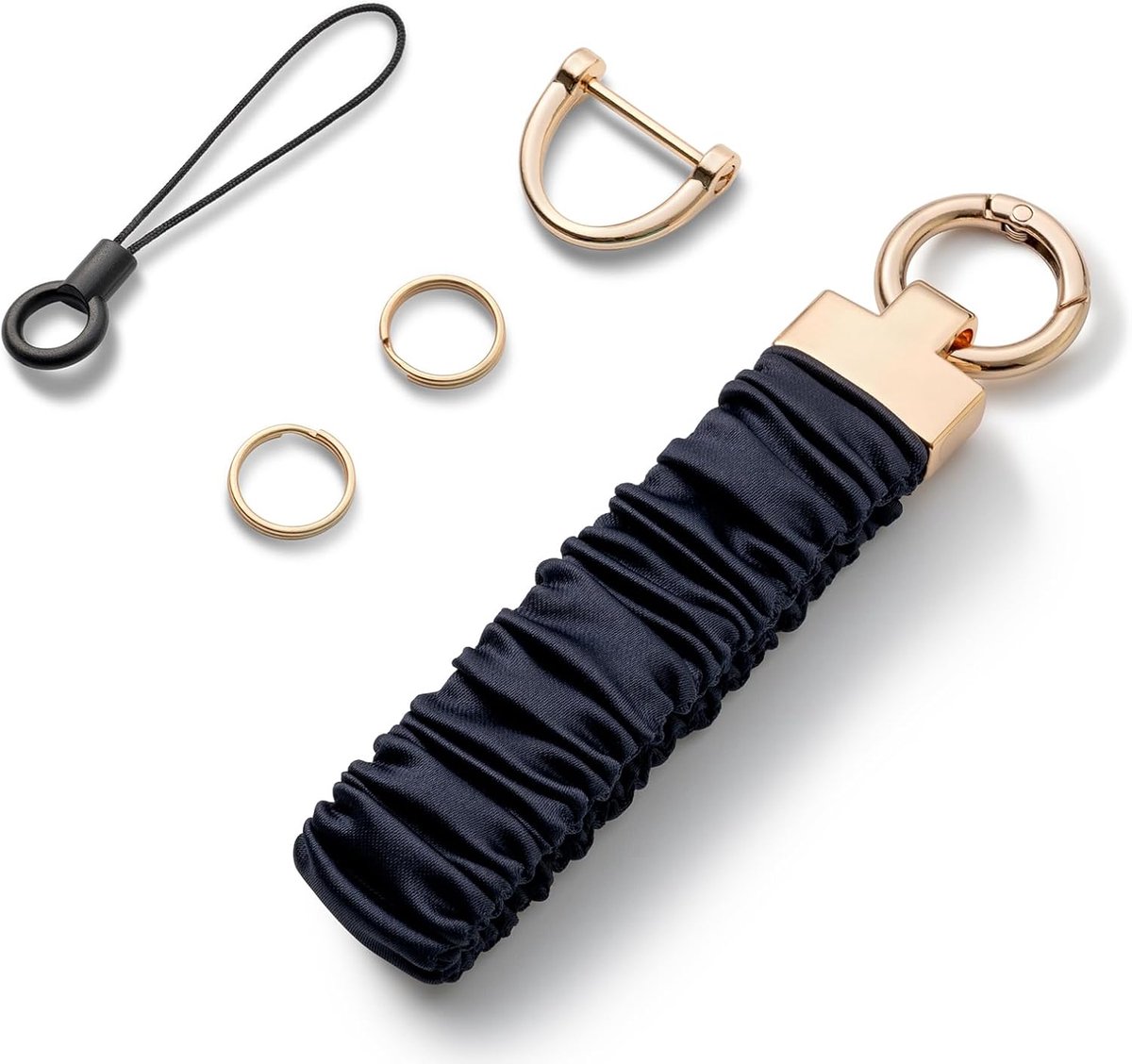 Sleutelhanger polsband kort - elastisch - universeel - perfect voor camera en usb-stick - ShopVlot