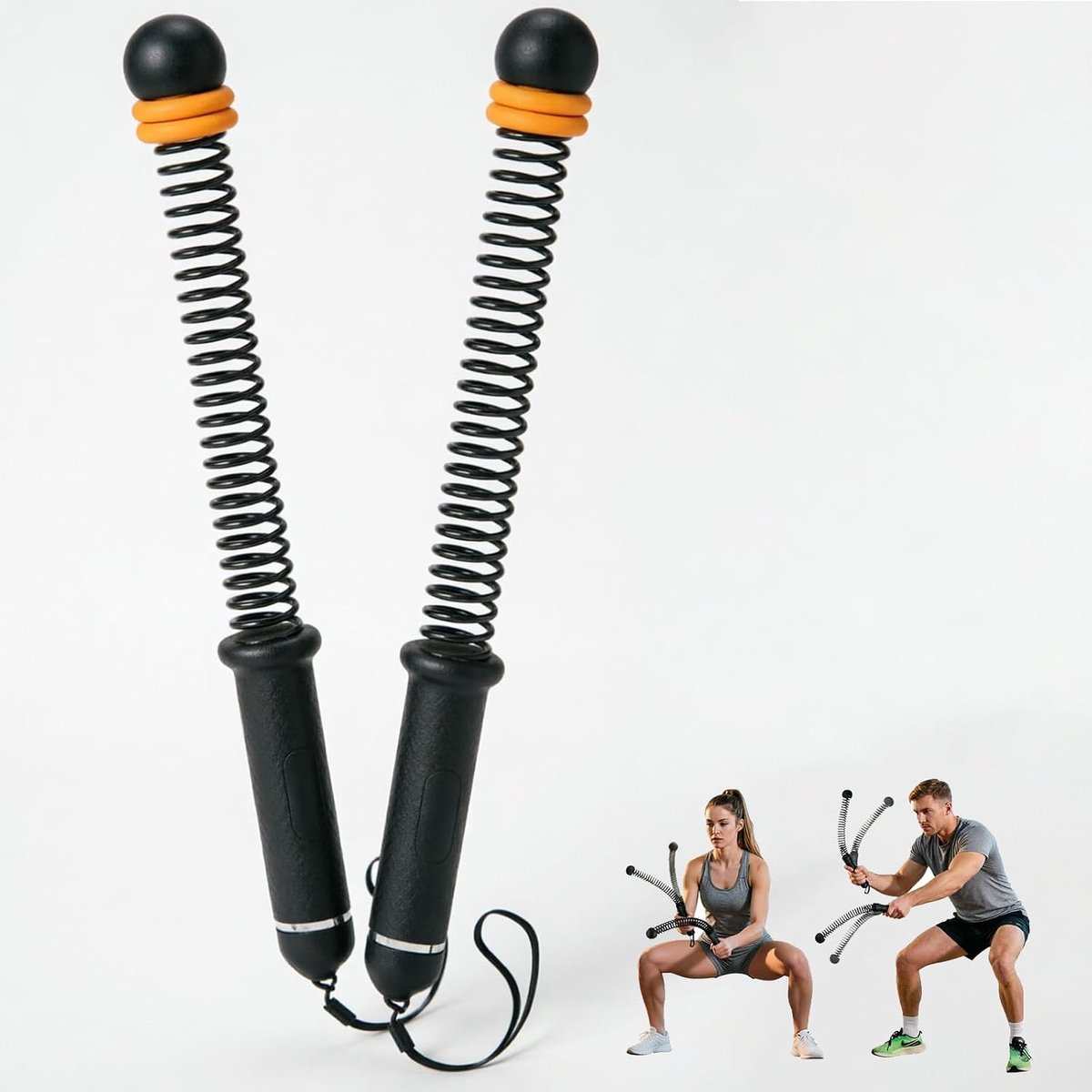 Battle Rope Trainer - Verstelbare Gewichten - Riemen Zonder Touw - Efficiënte Thuis Workout - ShopVlot