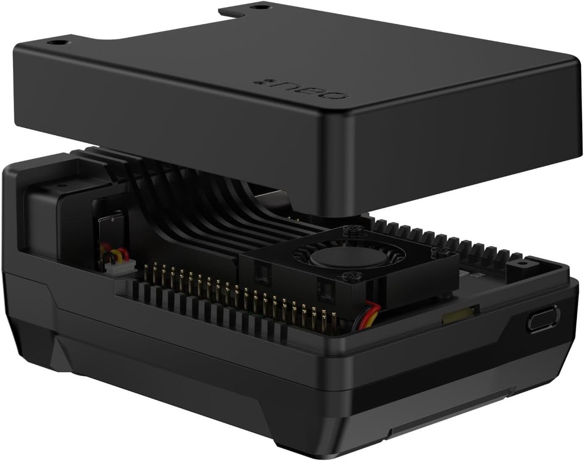 Solidchoice - Aluminium Behuizing voor M.2 NVMe voor Raspberry Pi 5