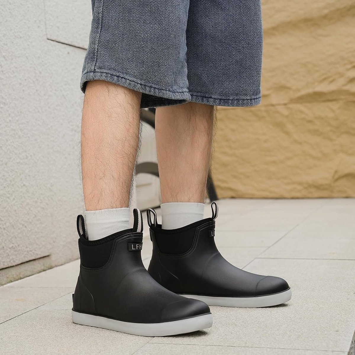 Rubberlaarzen veiligheidsschoenen 40 EU - zwart - comfortabel - ideaal voor tuin en vissen - ShopVlot