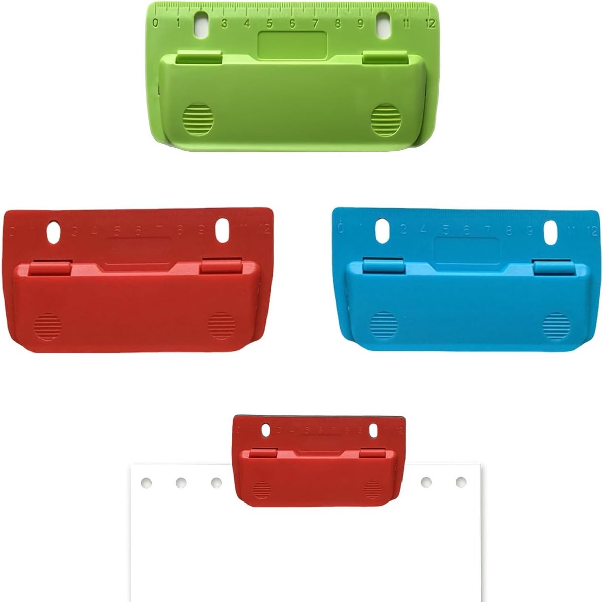 Gatenpons mini - 3 stuks - voor labelbinding - ideaal voor school en kantoor - ShopVlot
