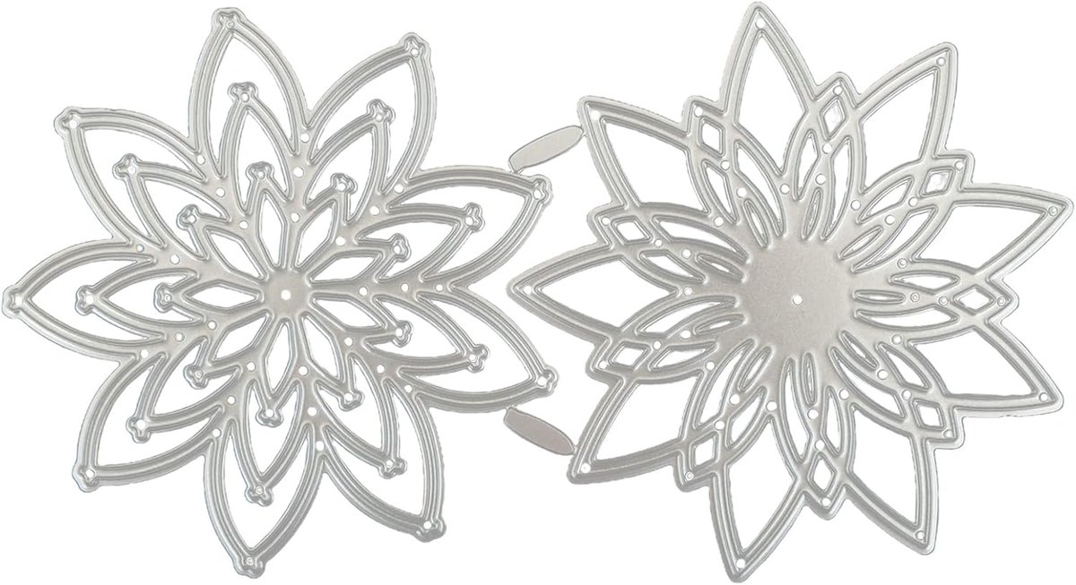 Stansvormen bloemen - metalen snijmallen - voor creatieve projecten - veelzijdig gebruik - ShopVlot