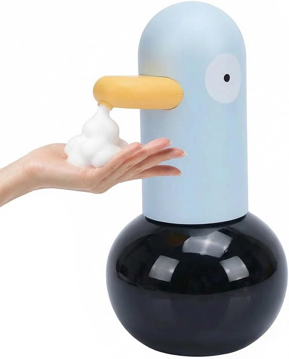 Automatische schuimzeepdispenser - schattige eend - contactloos - ideaal voor kinderen - ShopVlot