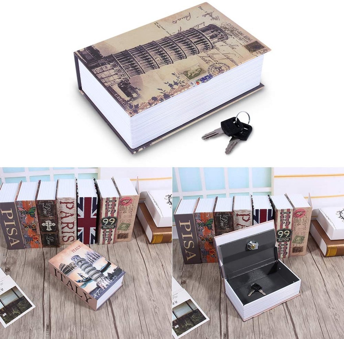 Solidchoice - Veilige Dictionary Kluis met 2 Sleutels