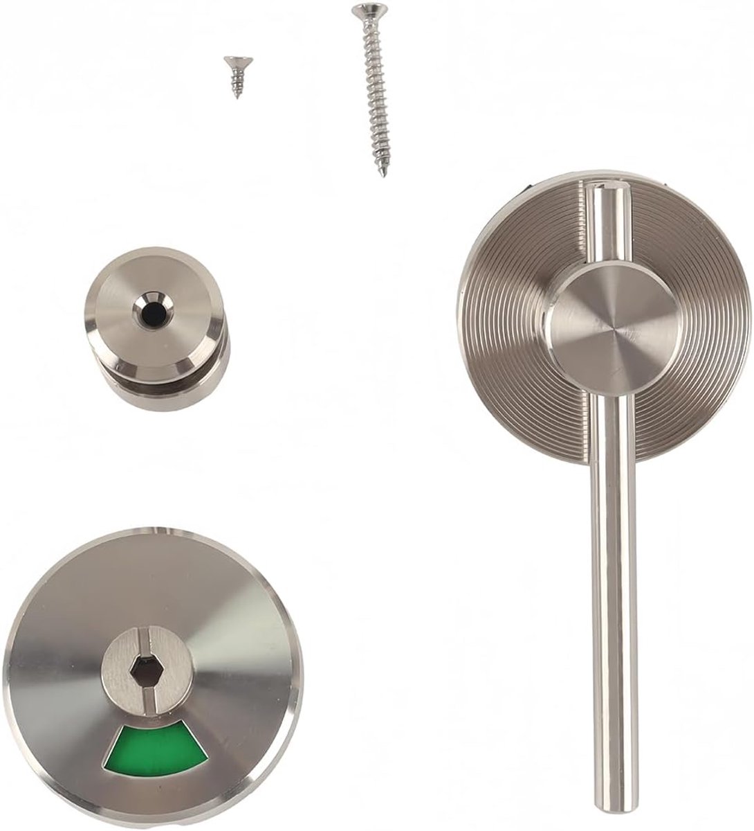 Deurslot met lege niveau-indicator - Antioxidant behandeld - Inkijkbescherming voor toiletten - ShopVlot