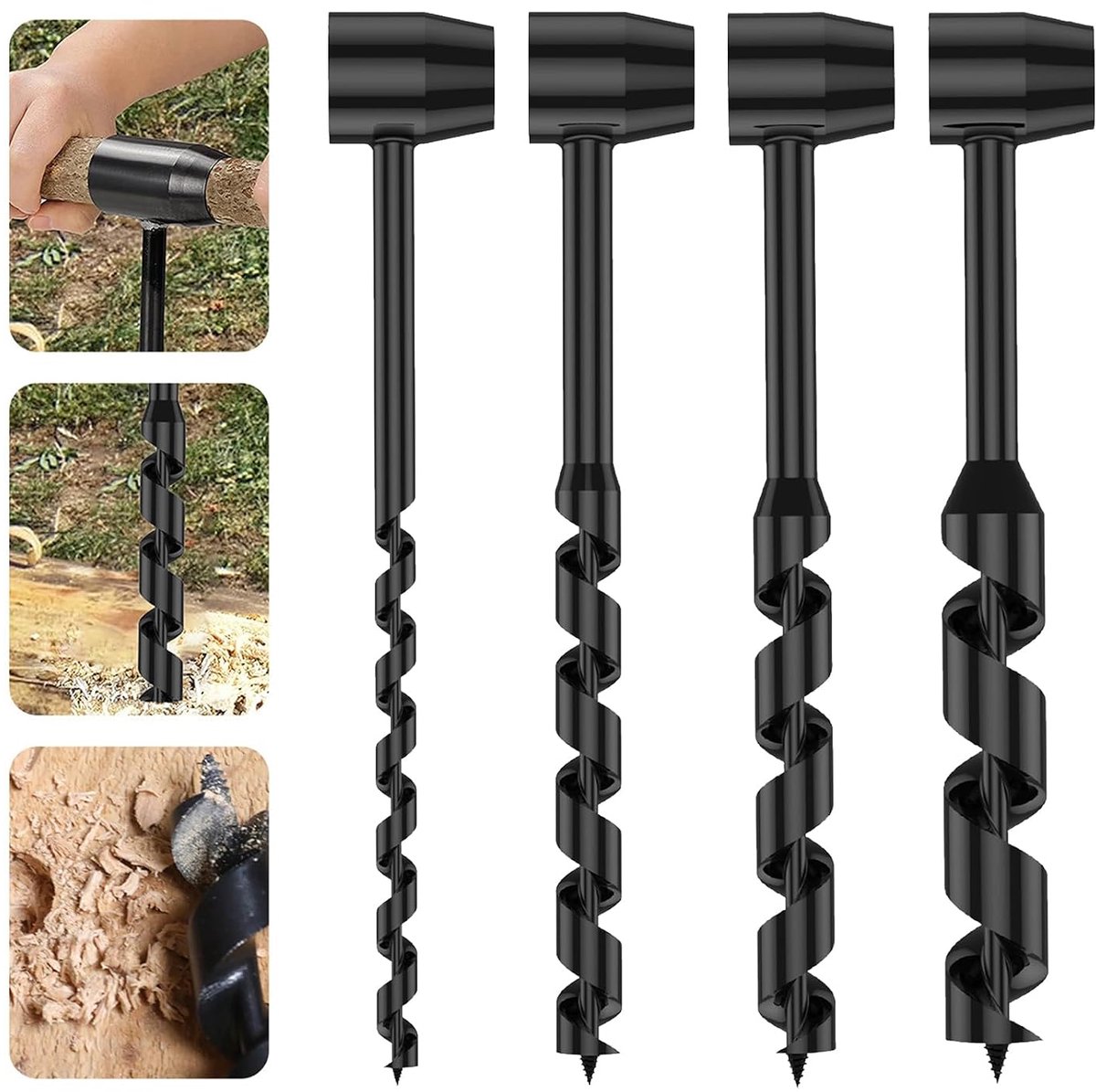 Handboor 10-25 mm - Hoogwaardige staal - Zelftappende schroef - Ideaal voor buitenactiviteiten - ShopVlot