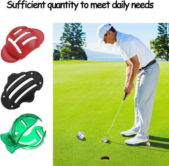 Golf bal lijnhulpmiddelen set - 3 stuks kleurvarianten - inclusief markerpennen - verbeter je schotnauwkeurigheid - ShopVlot van GOLF — afbeelding 4