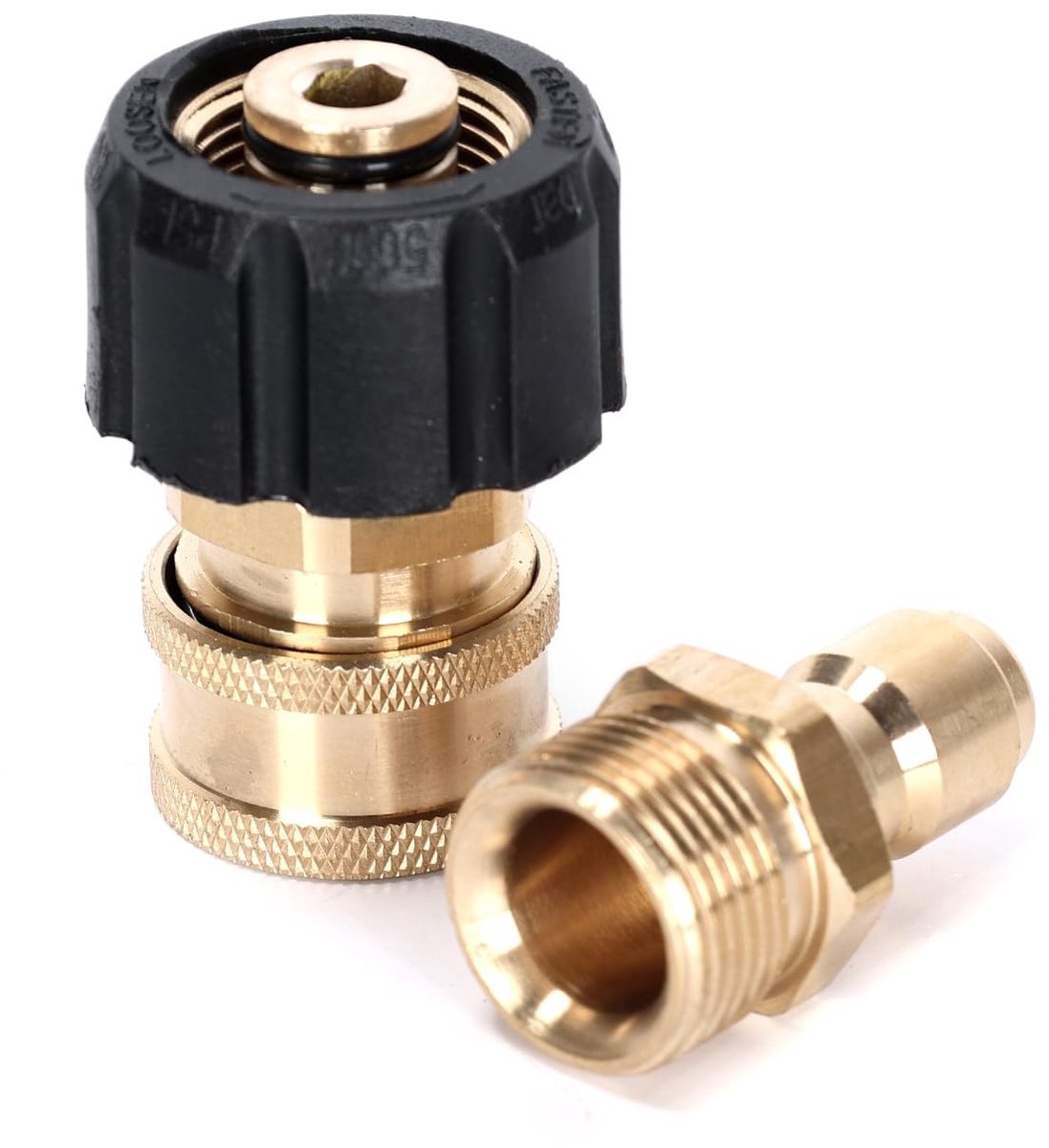 Solidchoice - Set van 2 Hogedrukreiniger Adapters voor M22 Aansluiting